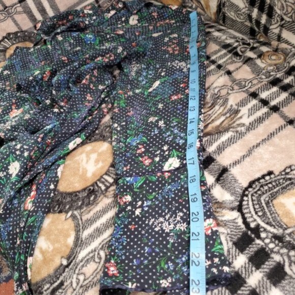 Marissa Webb Silk Floral Scarlet Print Dress sz L - Picture 12 of 15